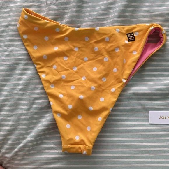 Jolyn NWT small bikini set with rash guard “ItsyBitsy” pattern Jolyn x Tiarah - Picture 6 of 8